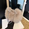 2025 Autumn New Beautiful Commuter Armpit Crescent Bag Casual French Fashion Simple Plush Handbag