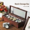 Walnut Wood Watch Box: High-End Display for Mechanical Watches & Bracelets