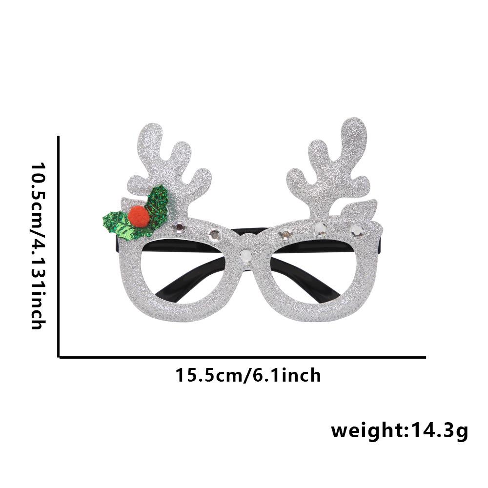 Christmas Party Eyeglass Frames: Santa, Snowman & Antler Designs for Kids