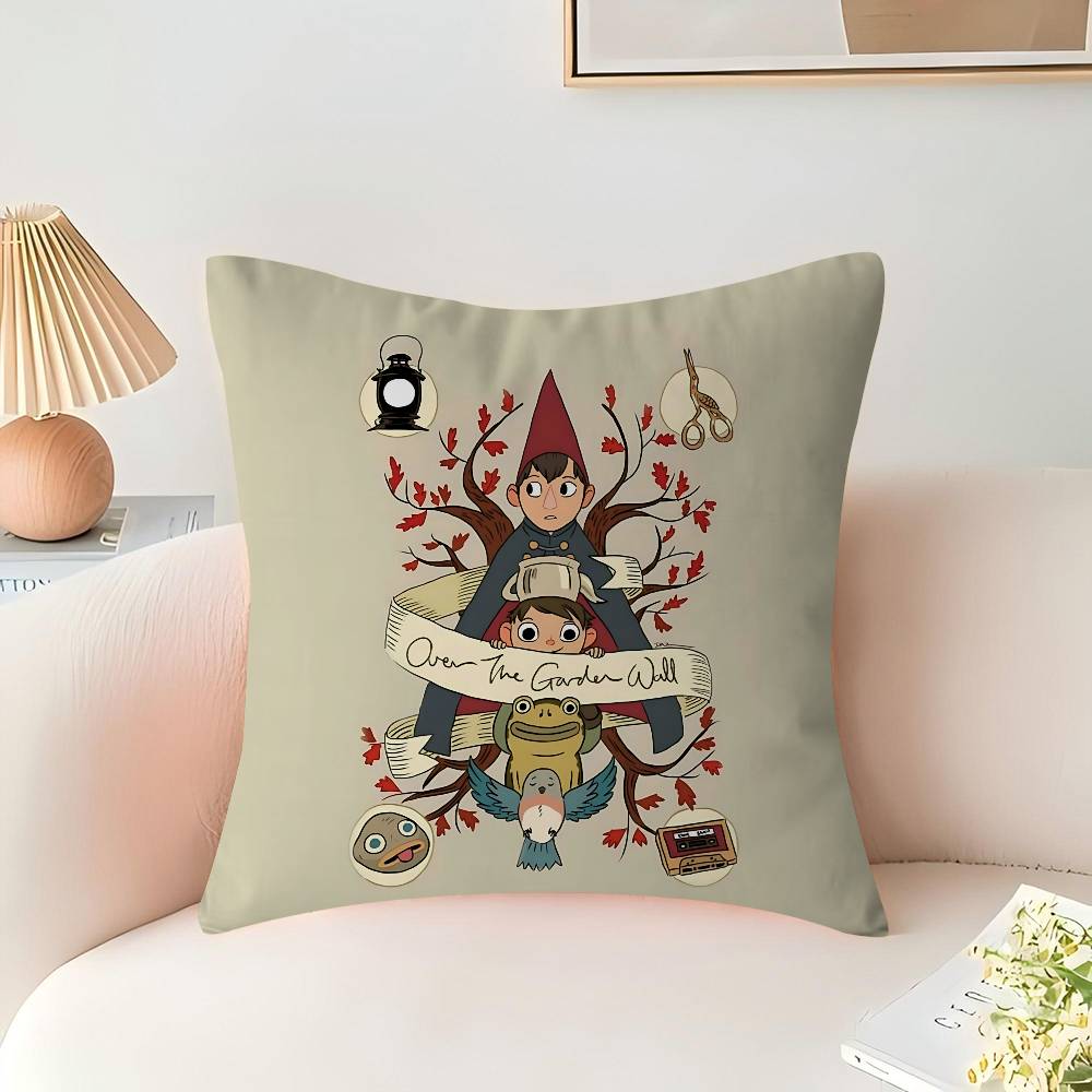 O-Over The Garden Pillowcase Toon Gift Cushion Cover Bedroom Home Sofa Chair Seat Decor Pillow Case