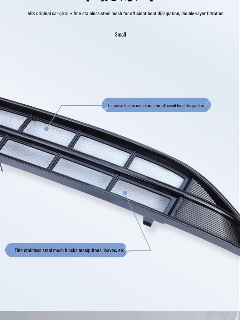 NIO ET5/ET5T Car Front Bumper Dustproof Insect Screen Radiator Net