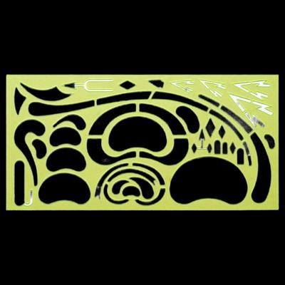 Professional Mapping Template Ruler Set