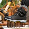 Breathable Sport Work Shoes Men Shoes Steel Toe Safety Boots Men's Work Sneaker Rotated Button Easy Wear Work Safety Boots