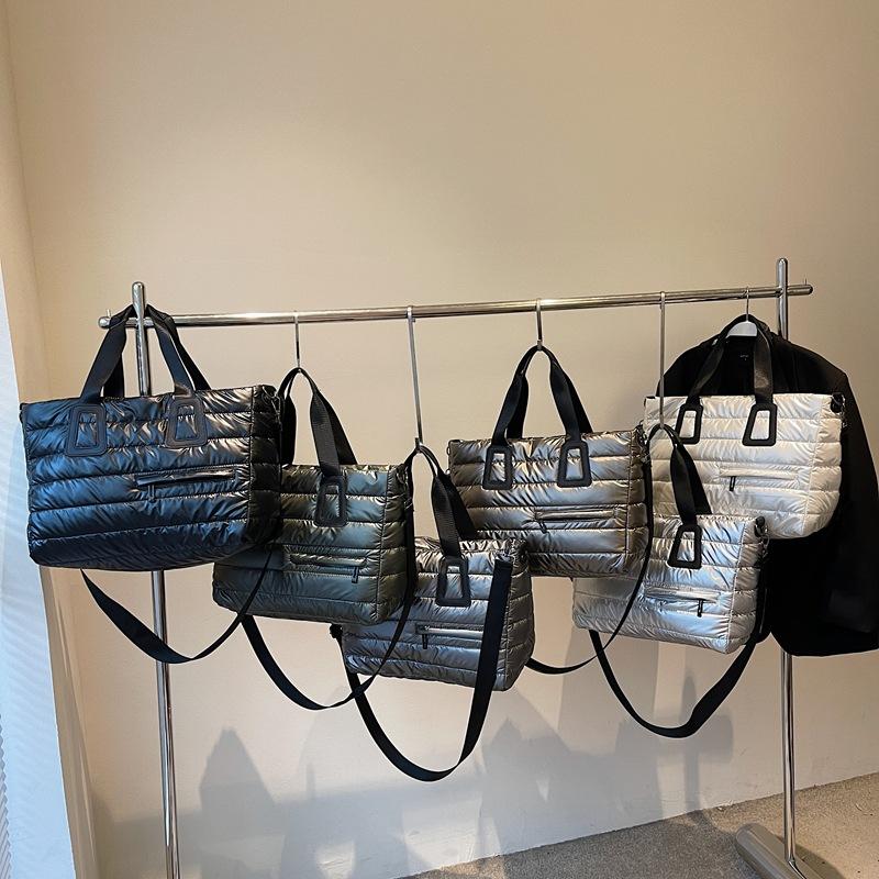 Fashion Women'S Bags Versatile Cotton Clothing Bags Portable Shoulder Bags Large Capacity Soft Bags Casual Messenger Bags