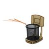 Household Mesh Pen Holder Wooden Frame Cosmetic Brushes Shelf  Table Storage Supplies
