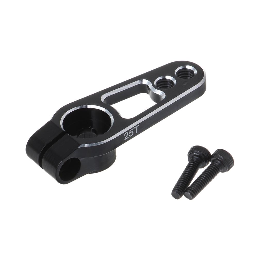 Aluminum 25T Servo Horn Arms 25 Teeth Spline Clamp Steering for Futaba Savox Power HD Motors Sakura