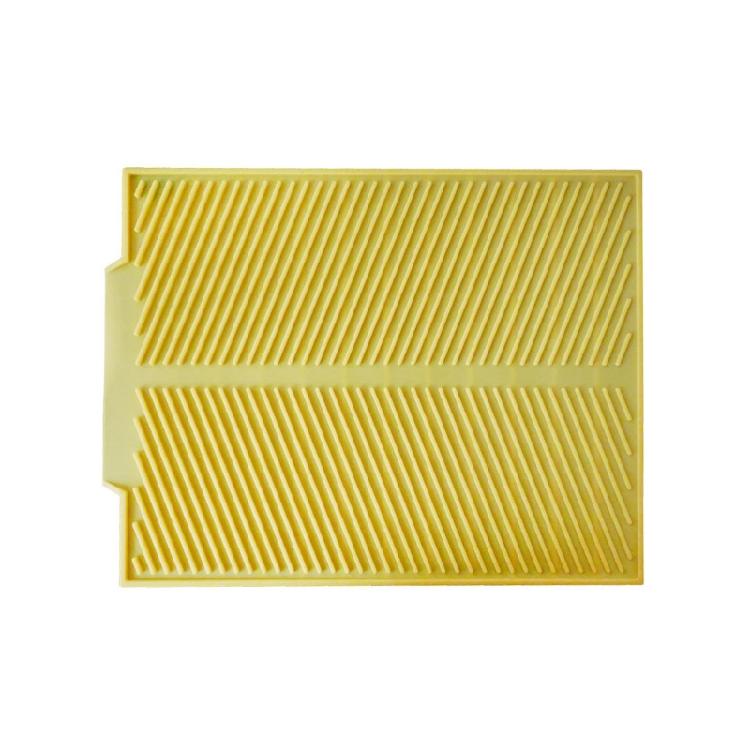 

Drain Pad Silicone Drying Mat Cooking Pans Non-slip Drain Mats Coaster Cookware жёлтый