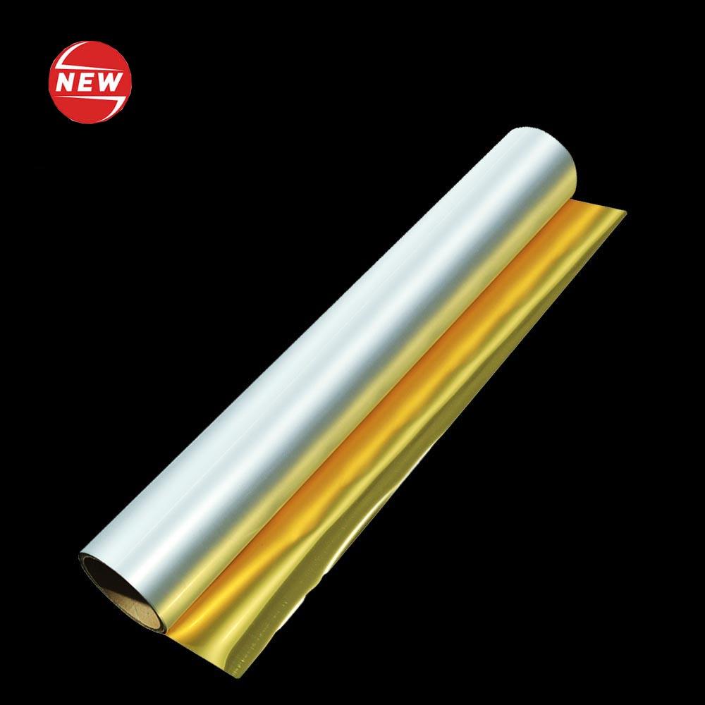 Sample Unique 3D Embossing Effect Special DTF PET Film DTF Gold Foil for T-Shirt Clothes Printing