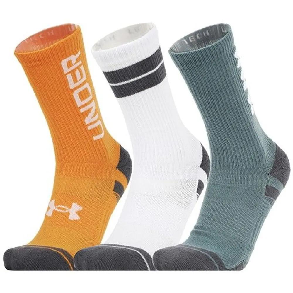 Under Armour 1379515-587 UA Performance Tech Crew Socks 3-Pack 1379515-587
