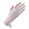 Summer Gloves for Women Breathable Outdoor Cool Feeling Sun Protection Two Fingers Comfortable Riding Driving Travel Full Finger Gloves
