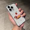 Space Shell Dog Cake Case for iPhone 17 Pro Max/16/15/14/13 Pro - Transparent & Drop-Proof