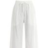Shop   Women Linen Wide Pants Cool Banding Pants Beige Pic Wpt 11877