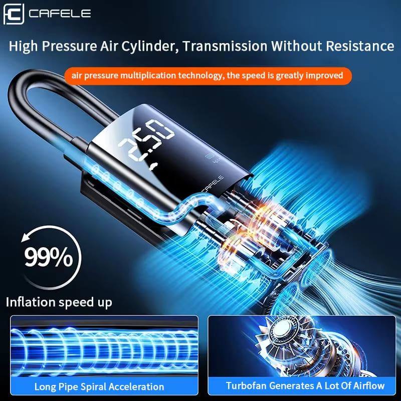150 PSI Kablosuz Araba Akıllı Dijital Ekran Kompresör Taşınabilir Araba Lastik Şişirici Elektrikli Hava Pompası Araba Motosiklet Lastiği Basınç Göstergesi Bisiklet