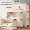 European Style Folding Storage Cabinet for Clothes, Bags, Snacks, and Drinks - No Installation Required