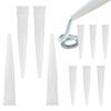2026+ 100 PCS Plastic Caulking Nozzles Extender Caulk Nozzle Tip Tool for Caulk Nozzles Applicator, Easy to Use, White