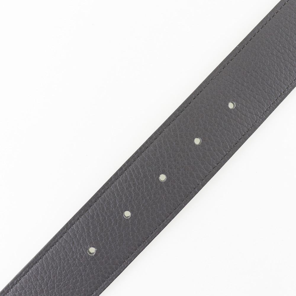 HERMES Serie belt Ethane gray/SilverHardware Taurillon Clemence mens Used