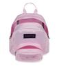 JanSport Half Pint Mini-Rucksack Langlebige Mini-Tasche Verstellbare Schultergurte Einzelnes Hauptfach Reißverschluss-Verstecktasche Pink Ice 10,2L