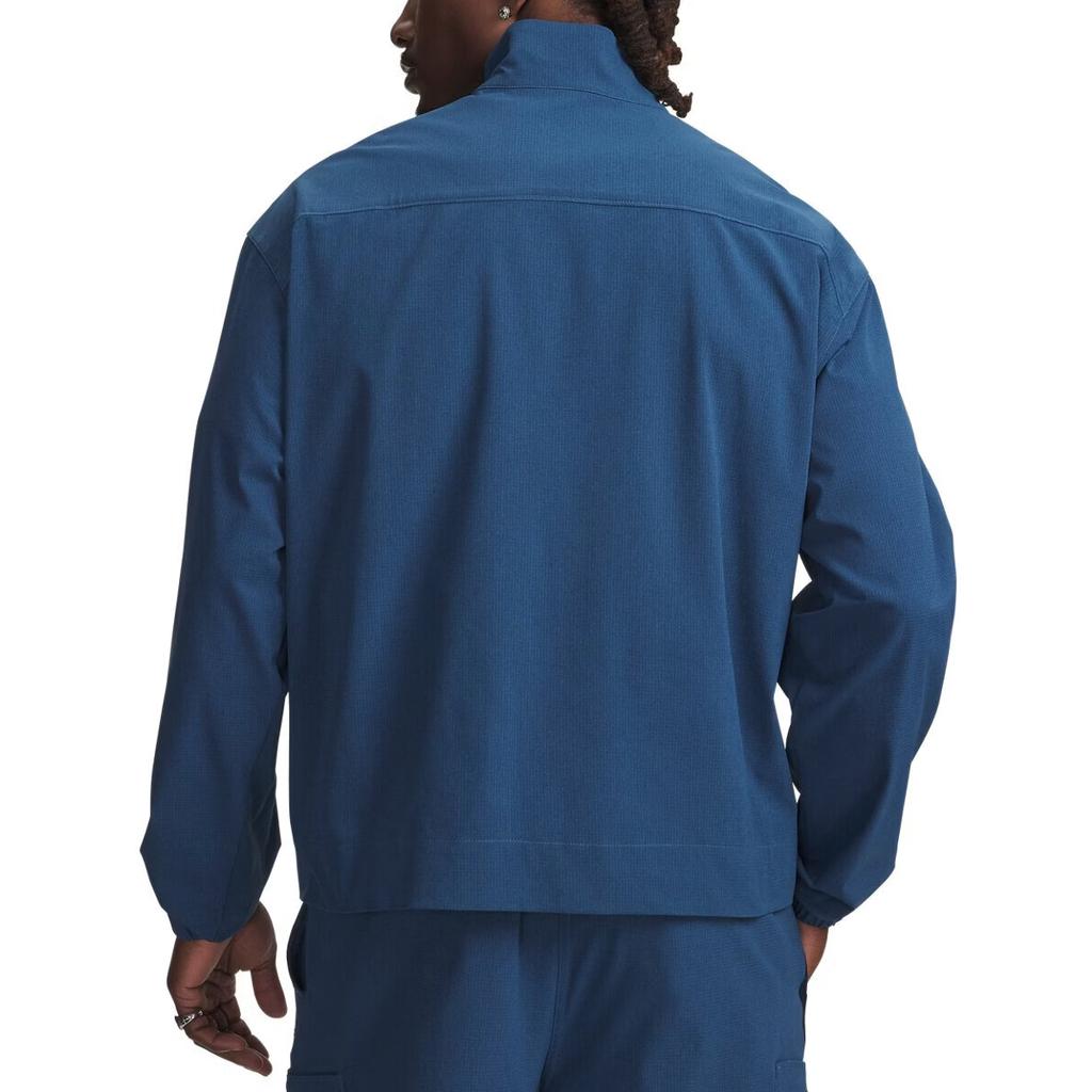 Under Armour Unstoppable Airvent Series Stand Collar Zip Athletic Woven Long Sleeve Jacket Men Jackets 6009365-498