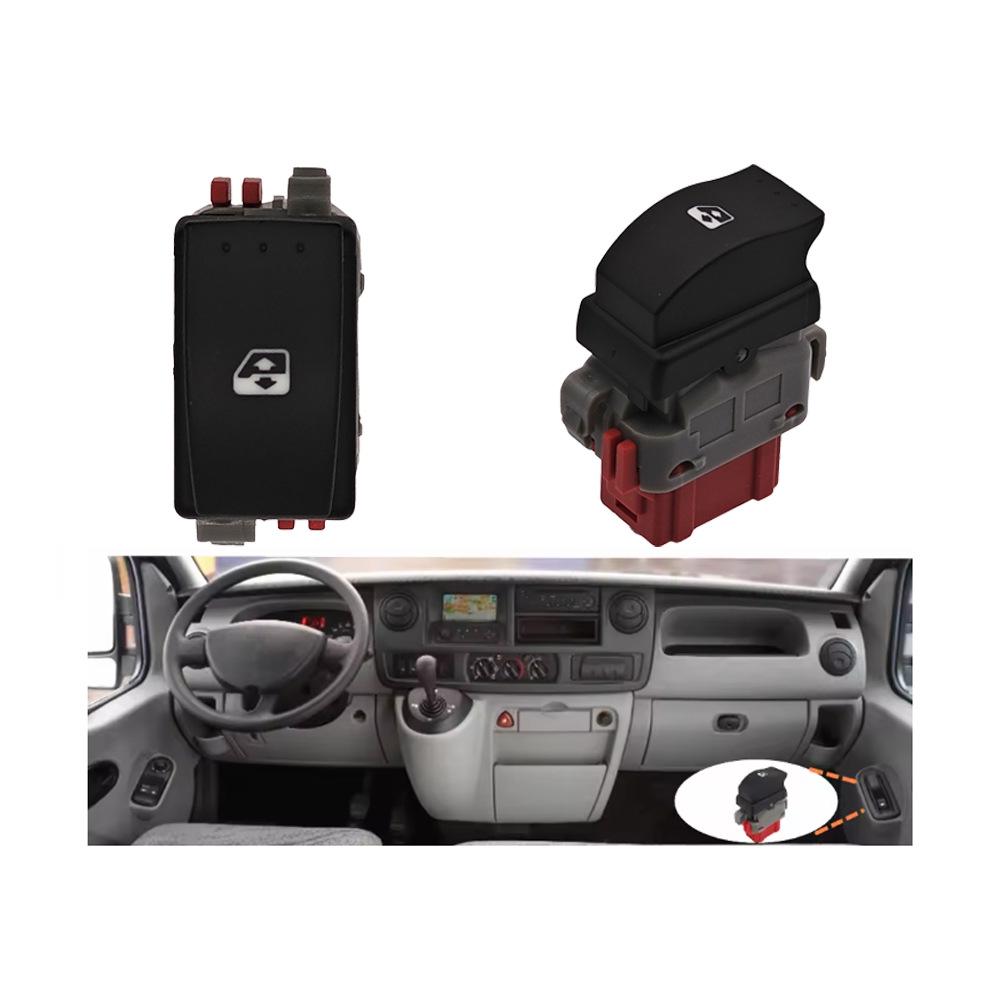 Renault Master/Opel Car Window Button: Single Glass Lifter Switch (8200502452) Electric