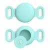 Soft Silicone Case With Keychain For Apple Airtag Dog Cat Collar Anti-Scratch Protective Cover For Air tag Luggage Backpacks