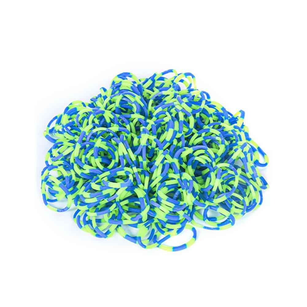 600pcs Elastic Colorful Rubber Loom Bands for Boy Girl Kids Weaving DIY Craft Gift Bracelet Jewelry Making Accessories Supplies