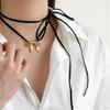 Unique Bowknot Necklace Adjustable Statement Necklace Pendant Necklace Alloy Material Suitable for Special Occasions