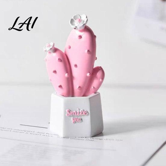 Indoor Cactus Ornament Resin Figurines Home Ornament Desktop Decor Decoration Geometric Planters for Office Modern Decor