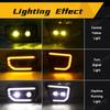 DRL For Ford Ranger Tremor Wildtrak    LED Daytime Running Lights Car Fog Lamps White Yellow Front Bumper Daylights