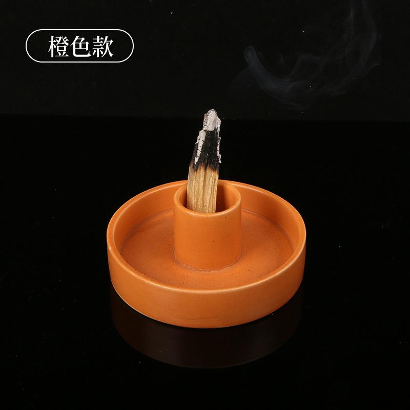 Aromatic Ceramic Plate Stand Base for Burning Incense Wood-Durable Meditation Blessing Holder All-Season Fast Delivery