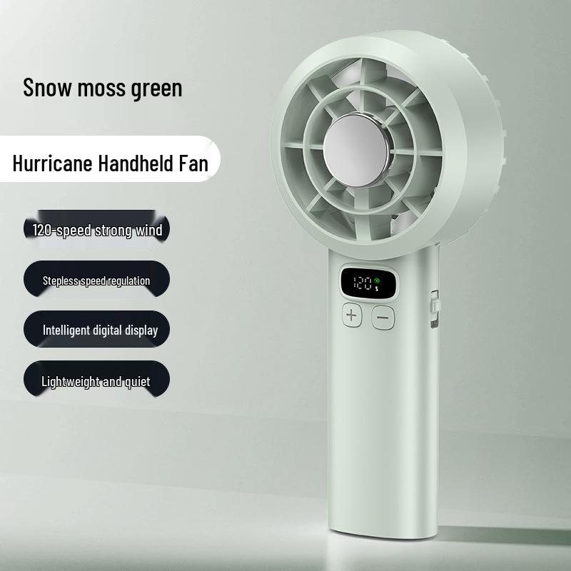 

Hurricane Ice 2026: Silent 120-Speed Handheld Mini Fan - Portable & USB-Powered International Manual (Minimum order: 2000 units)
