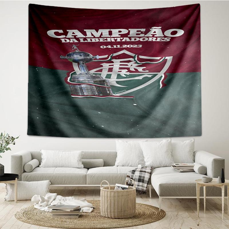 1PC Flumi-nense Football Club  Printed Tapestry Room Decoration Wall Hanging for Living Room Bedroom, Dormitory, Birthday and Christmas Gifts