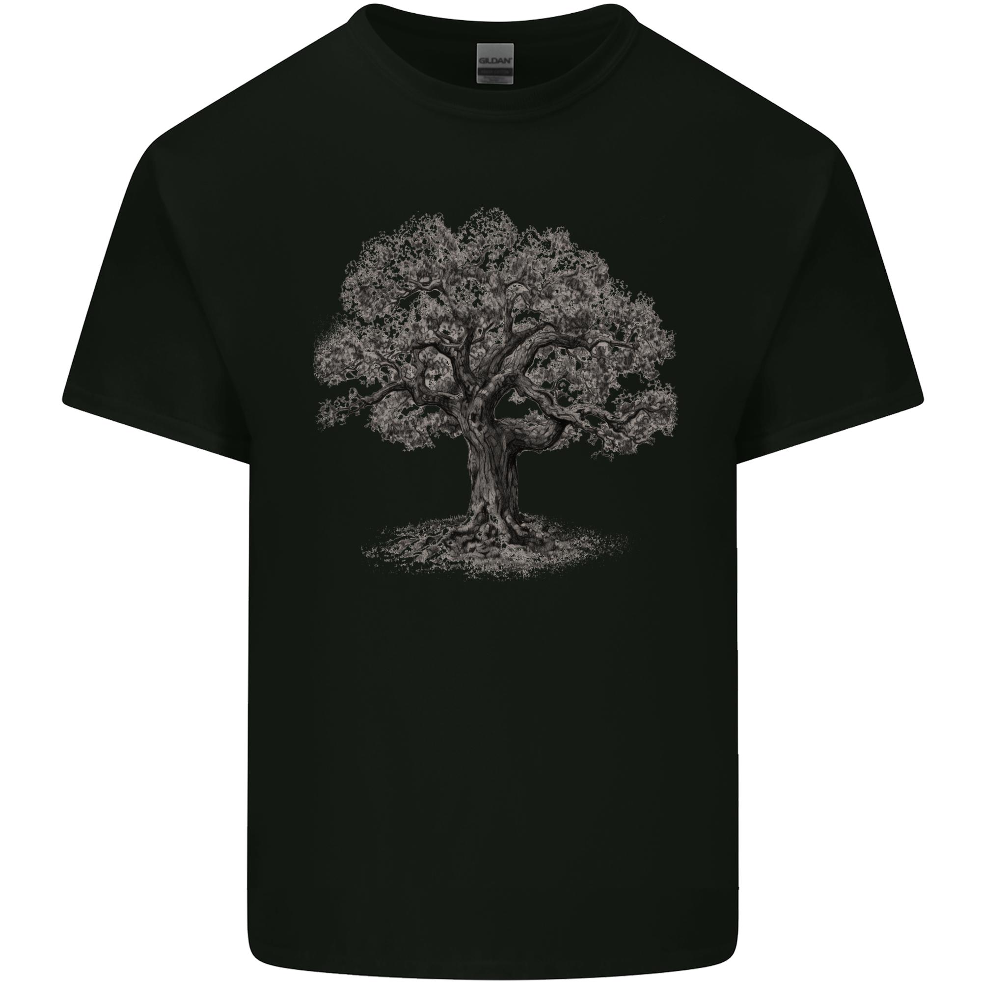 Oak Tree Unisexs Light Cotton TShirt S