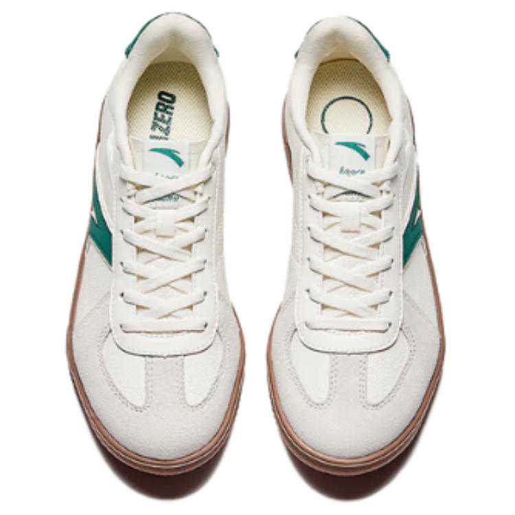 Anta TT Cushioning, Wear Resistant Low top Skateboard Shoes Women's White Green 922548019-1