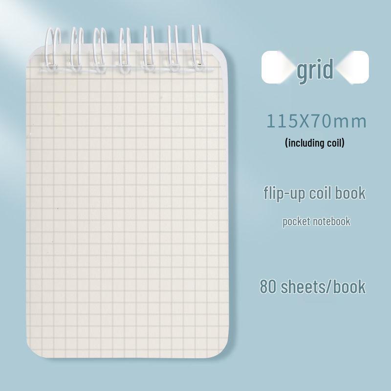

A7 Portable English Homework Notebook - Compact & Thick