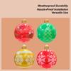 Large 24inch Inflatable Christmas Ornaments PVC Inflatable Christmas Balls Waterproof Ornament For Holiday Party Home Garden