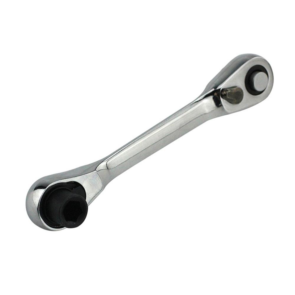 Mini 1/4 Inch Dual-Direction Ratchet Wrench 72-Tooth Portable Industrial Ratchet Wrench A