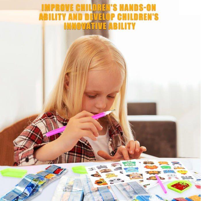 Diamantverf kit - ugbo - ugbo-12 - 39 dieren - milieuvriendelijke hars - voor kinderen vanaf 6 jaar