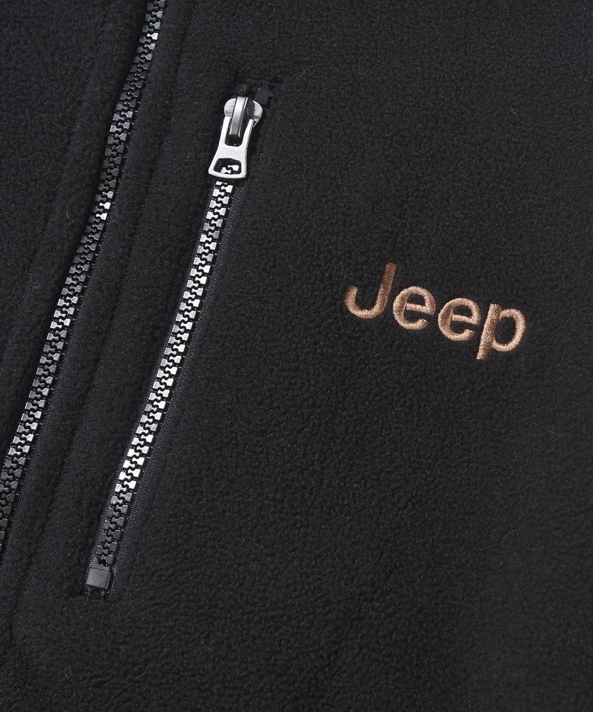 Jeep 2Way Mountain 1941 Liner Fleece Zip-Up (Jr5Tzu091Bk)