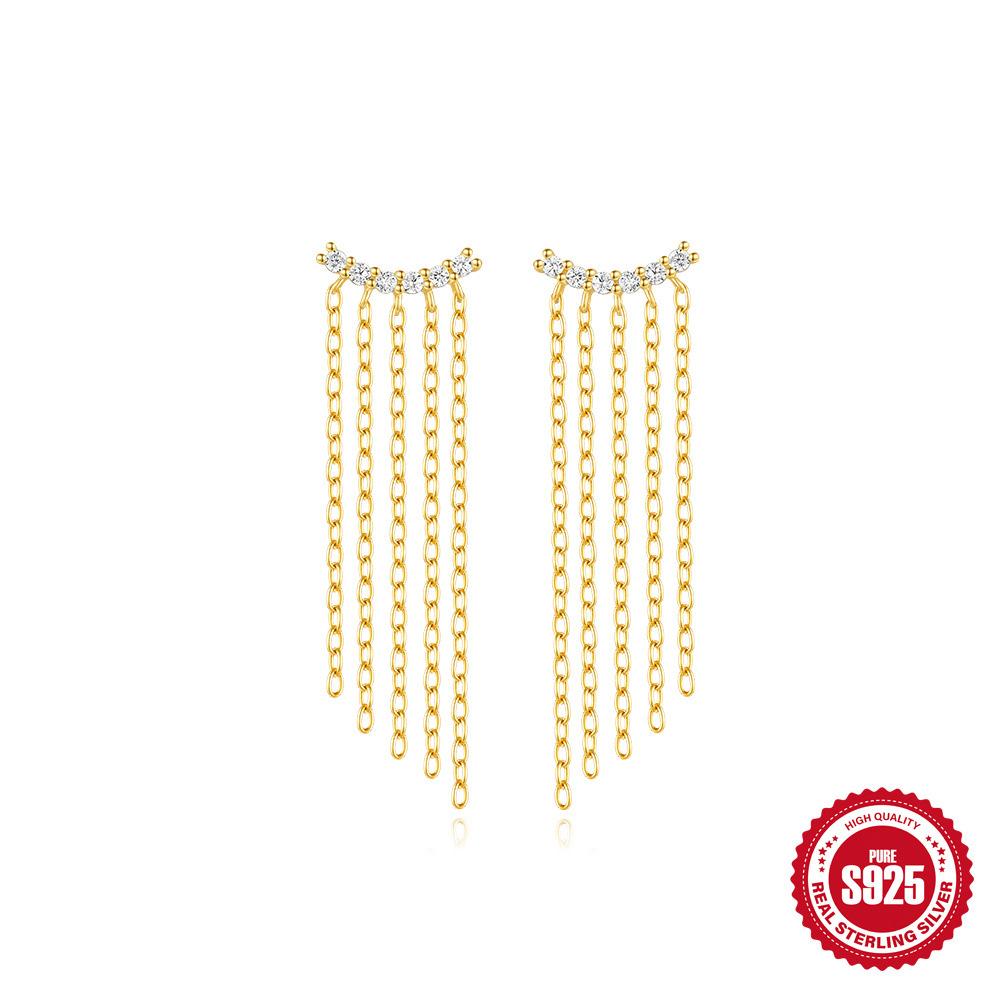 

Срібні сережки-гвоздики 925 проби зі срібла 925 проби з ланцюжком та китицями, октаграмою та каменем, бенкетом, благородними, привабливими... 925 Silver