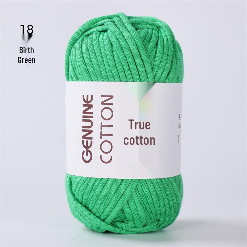 Kerngefülltes Baumwollgarn zum DIY-Stricken: Ideal für Spielzeug, Schals und Fußmatten