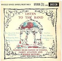 

7inch Record MASSED BRASS BANDS OF FODENS, FAIRE - Listen To The Band STO145 Decca 1960 UK Military Used