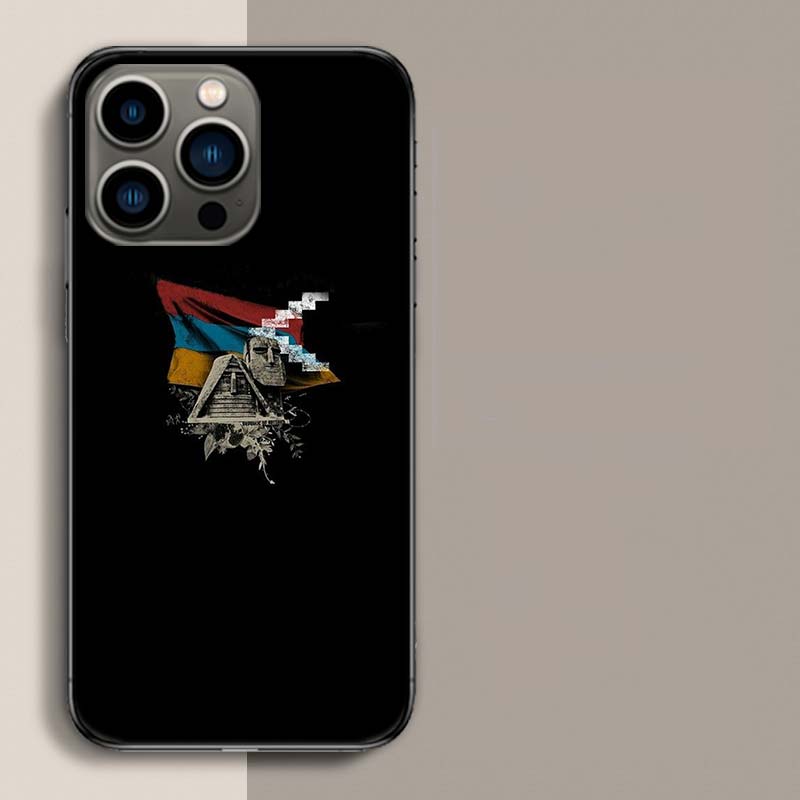 Armenia Flag Passport ART Phone Case For Iphone 17 Air 15 Pro 14 Plus 16 Pro Max 12 13 Mini 11 16E X XS Cover Cute Fundas