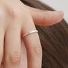 Tatiana (Silver 925) Rough Line Daily Ring CR1852