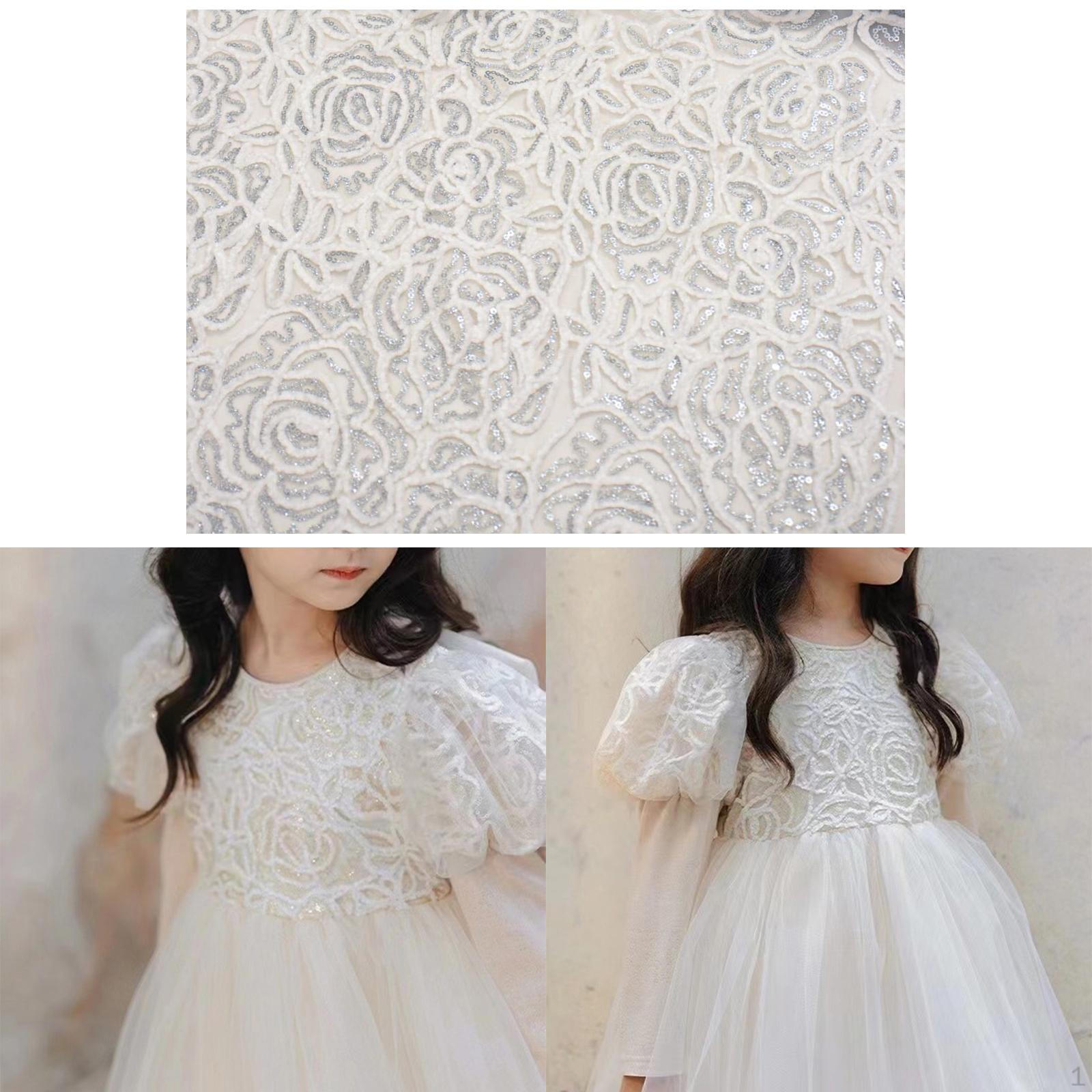 

Кружево для свадебных платьев и шалей белый