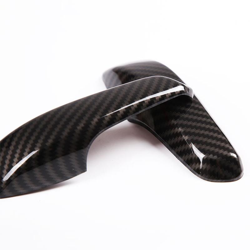 Car Door Armrest Handle Cover Carbon Fiber For Mercedes Smart Fortwo 451 2009-2014 Trim Door Bowl Frame Stickers Interior