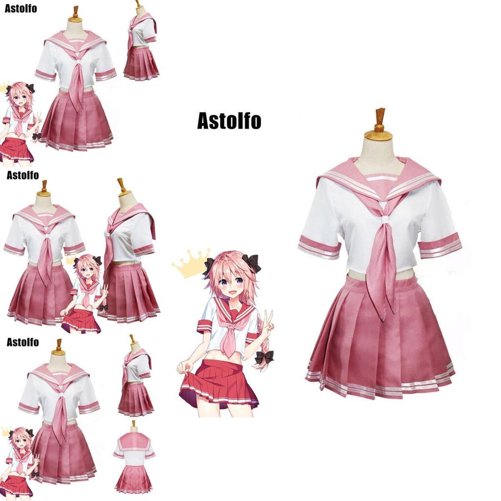 Fate/grand Order Astolfo Cosplay Costume Halloween Outfit Uniform For Women