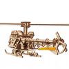 Maquette en bois : mini helicoptere