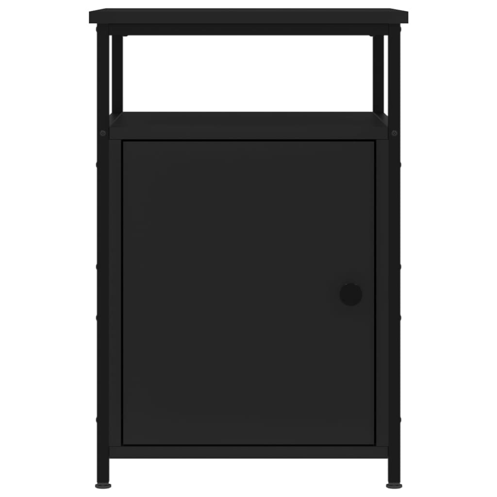 Nightstands (2 pcs) Black 40 x 42 x 60 cm Engineered Wood