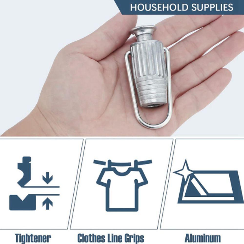 Premium Aluminium Clothesline Rope Tightener Clothes Line Tensioners  Fixed Clothes Lines