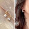 2022 Chic Women Stud Earrings Crystal Ear Climbers / Crawlers Clear Rhinestone Earring For Women Party Zircon Gift 1 Pair